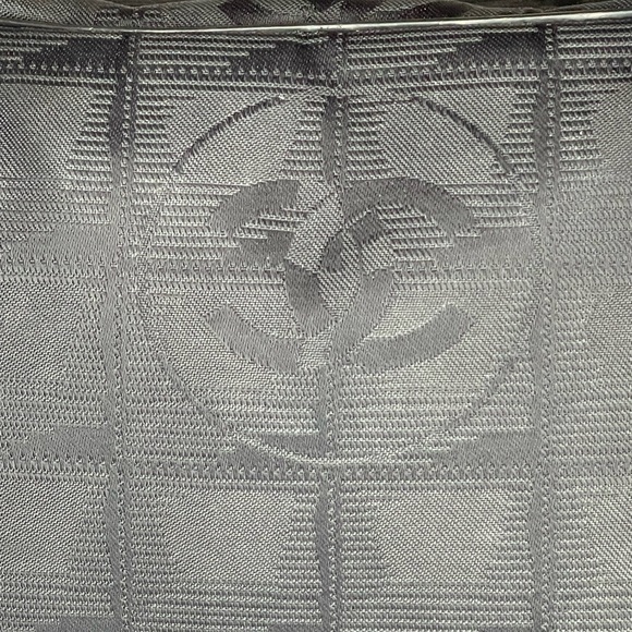 Chanel Hand Bag New Travel Line Black Nylon - Picture 2 of 14